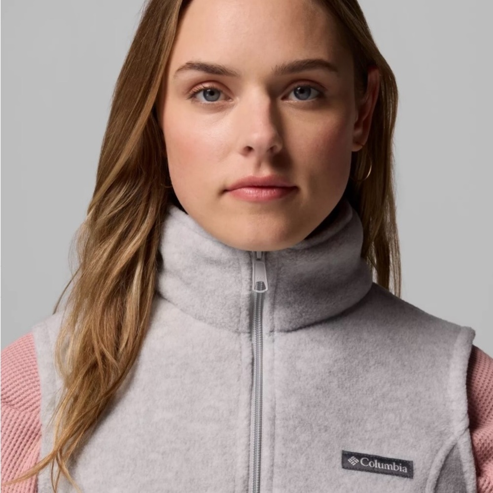 Gray Columbia Fleece Vest - Picture 6 of 10